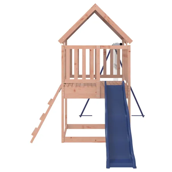 Set Joacă Exterior Lemn Douglas cu Tobogan și Leagăne