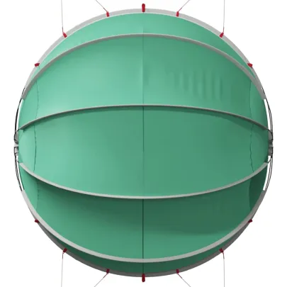 Dom Piscină Verde 336x322x160 cm - Acoperiș Pliabil