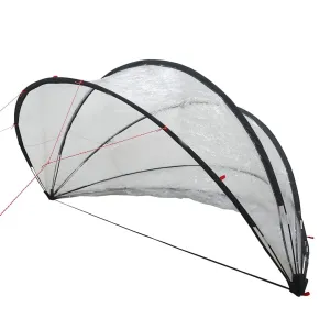 Dom Piscină Transparent PVC 336x322x160 cm - Livrare Gratuită 2