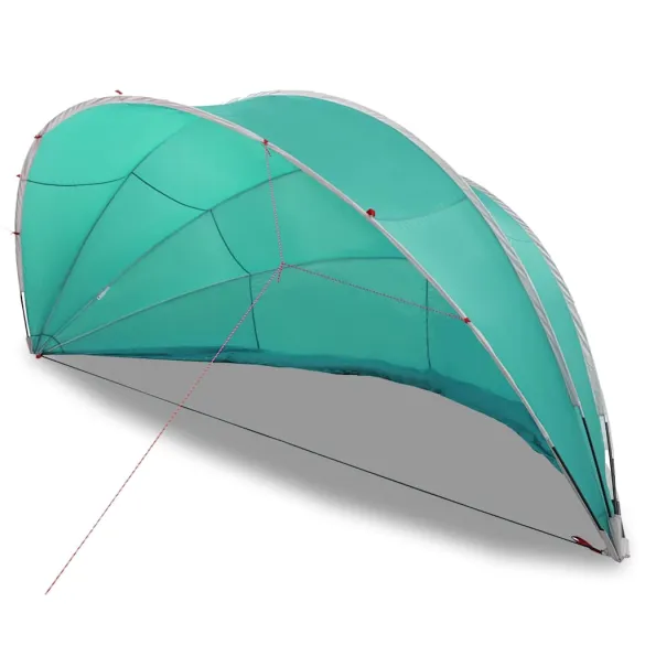 Dom Piscină Verde 430x430x210 cm - Acoperiș Manual