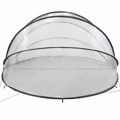 Dom Piscină Transparent PVC 430x430x210 cm - Livrare Gratuită