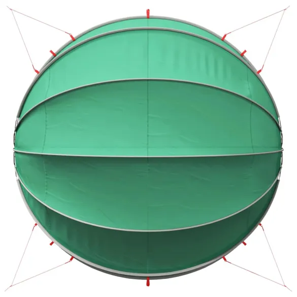 Dom Piscină Verde 500x500x236cm | Livrare Gratuită
