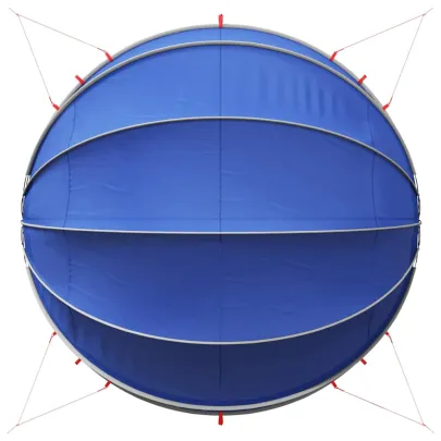Dom Piscină Albastru 500x500x236 cm | Livrare Gratuită