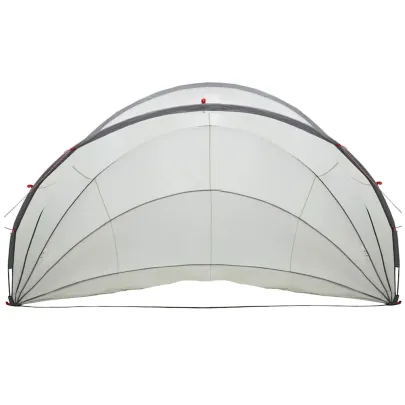 Dom Piscină Manual Gri-Portocaliu 546x516x250 cm