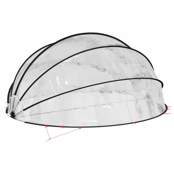 Dom Pliabil Piscină Transparent PVC | Livrare Gratuită