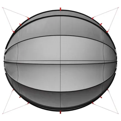 Dom Piscină Manual Negru | Protectie UV si Apa