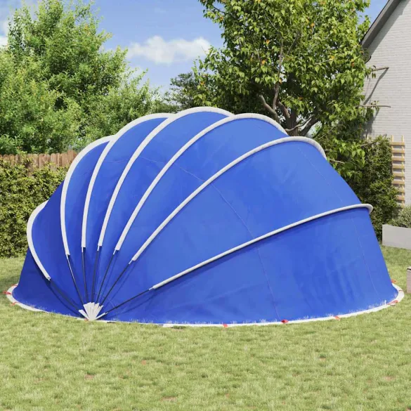 Dom Piscină Manual Albastru 592x590x275 cm - Livrare Gratuită