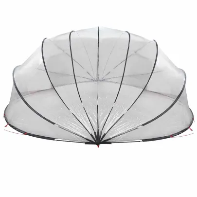 Dom Piscină Transparent PVC | Protecție și Confidențialitate