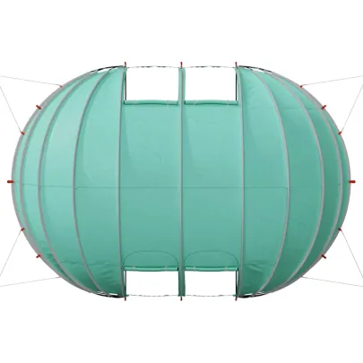 Cort pentru Piscină Verde 538x440x204 cm - Livrare Gratuită