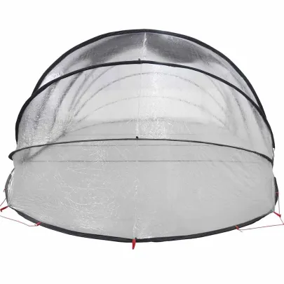 Cort Piscină Transparent PVC | 538x440x204 cm | Livrare Gratuită