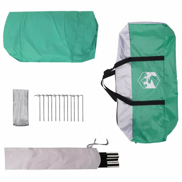 Cort Piscină Verde 640x432x205 cm - Livrare Gratuită