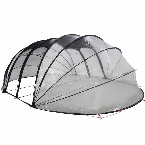 Cort Piscină Transparent PVC 640x432x205 cm - Livrare Gratuită