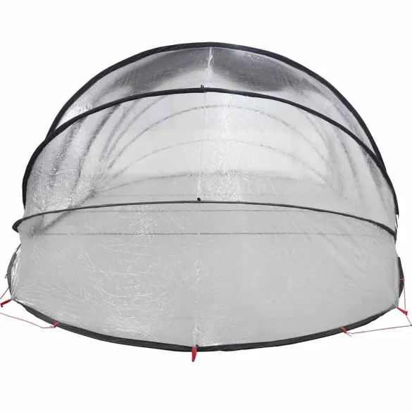 Cort Piscină Transparent PVC 640x432x205 cm - Livrare Gratuită