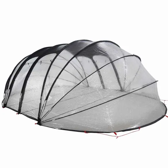 Cort Piscină Transparent PVC 640x432x205 cm - Livrare Gratuită