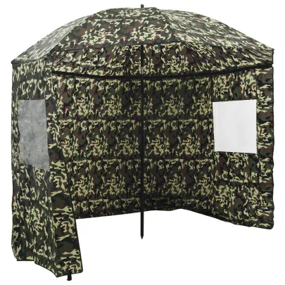 Umbrelă Pescuit Camuflaj Poliester Oxford 240x210cm