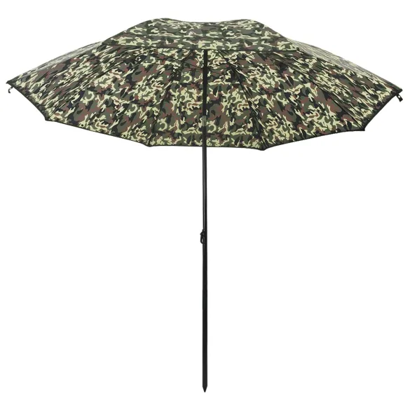 Umbrelă Pescuit Camuflaj Poliester Oxford 240x210cm