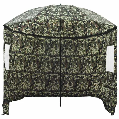 Umbrelă Pescuit Camuflaj Poliester Oxford 240x210cm