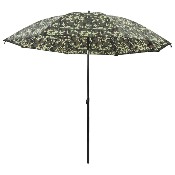 Umbrelă Pescuit Camuflaj 300x240 cm Poliester Oxford