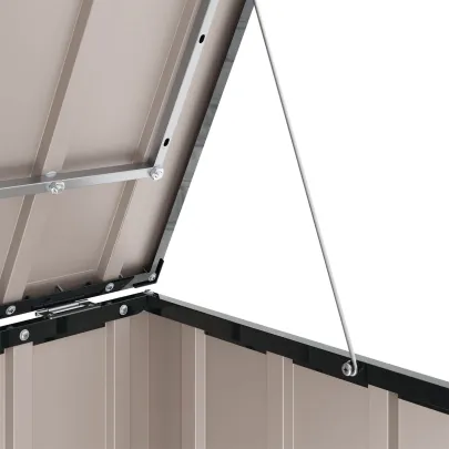 Cutie Depozitare Grădină Oțel 101x82x50 cm Negru