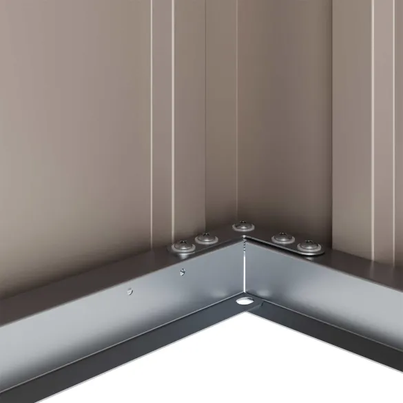 Cutie Depozitare Grădină Oțel 101x82x50 cm Negru