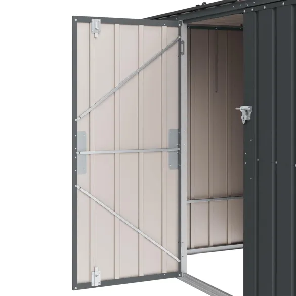 Cutie Depozitare Gradina Oțel 214x82x132 cm - Comandă Acum