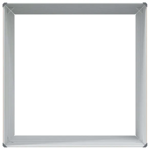 Strat Înălțat Grădină Metal Maro 100x100 cm