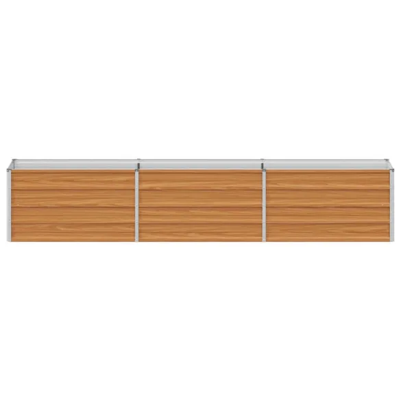 Strat Înălțat Grădină Oțel Galvanizat 240x40x45 cm