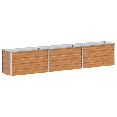 Strat Înălțat Grădină Oțel Galvanizat 240x40x45 cm