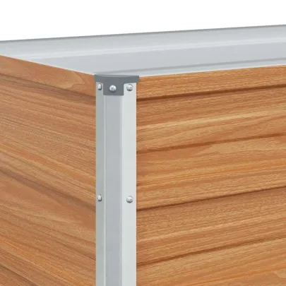 Strat Înălțat Grădină Oțel Galvanizat 240x40x45 cm