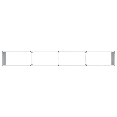 Strat Înălțat Grădină Maro 320x40x77cm - Oțel Galvanizat