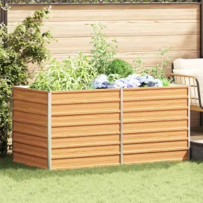 Strat Înălțat Grădină Metalic 160x80x77 cm - Livrare Gratuită