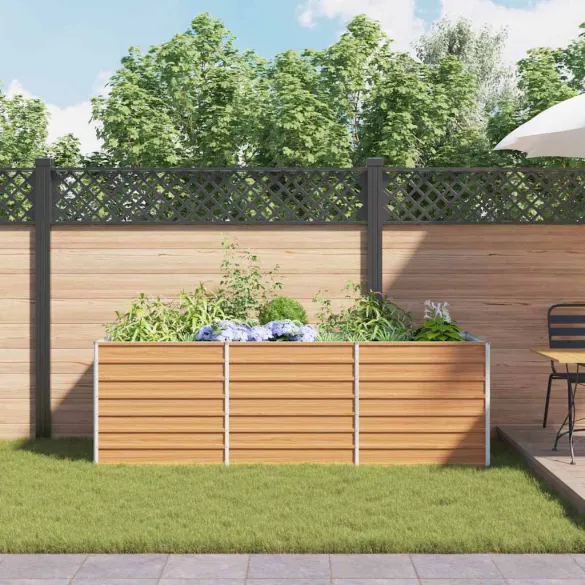 Strat Înălțat Grădină Oțel Galvanizat 240x80x77 cm