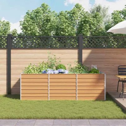 Strat Înălțat Grădină Oțel Galvanizat 240x80x77 cm