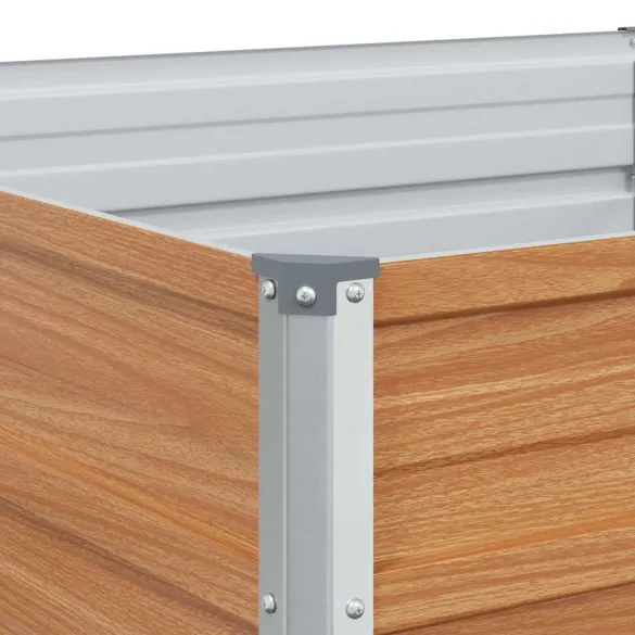 Strat Înălțat Grădină Oțel Galvanizat 240x80x77 cm