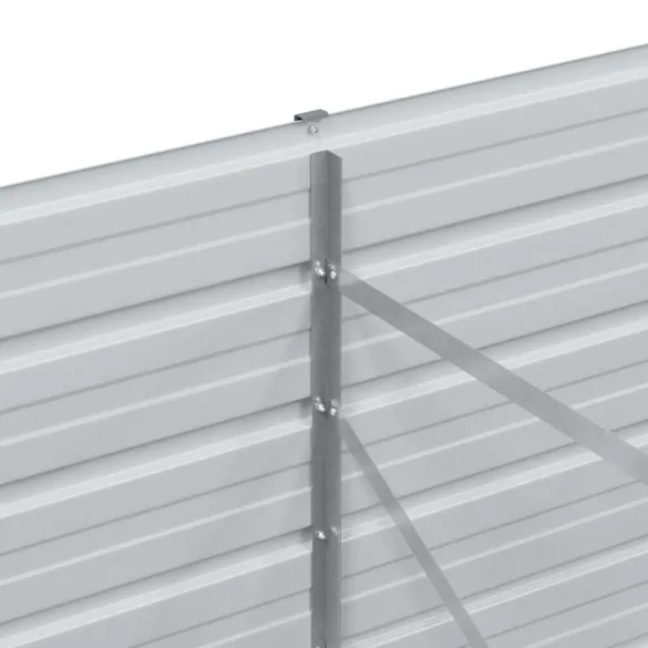 Strat Înălțat Grădină Oțel Galvanizat 240x80x77 cm