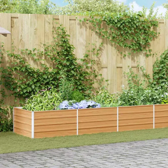 Strat Înălțat Grădină Oțel Galvanizat 480x80x45 cm