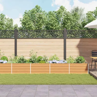 Strat Înălțat Grădină Oțel Galvanizat 480x80x45 cm