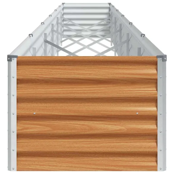 Strat Înălțat Grădină Oțel Galvanizat 582x50x36 cm