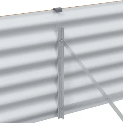 Strat Înălțat Grădină 775cm Oțel Galvanizat - Livrare Gratuită