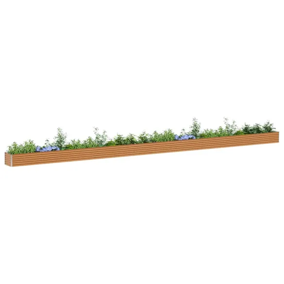 Strat Înălțat Grădină Oțel Galvanizat 970x50x36 cm