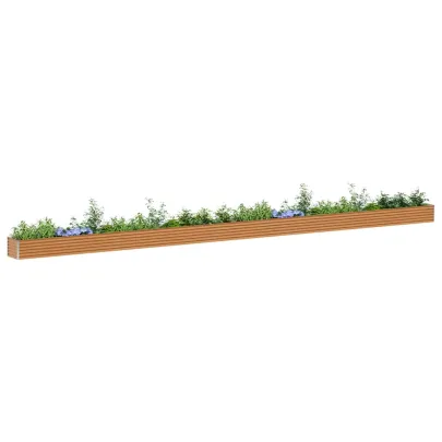 Strat Înălțat Grădină Oțel Galvanizat 970x50x36 cm