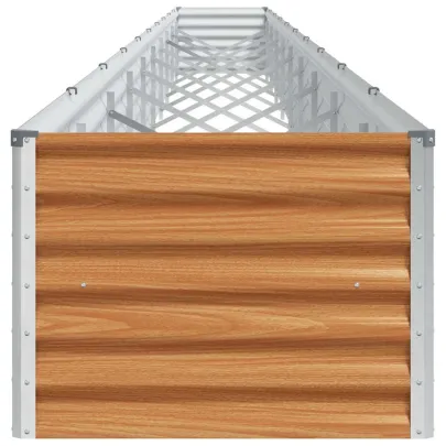 Strat Înălțat Grădină Oțel Galvanizat 970x50x36 cm