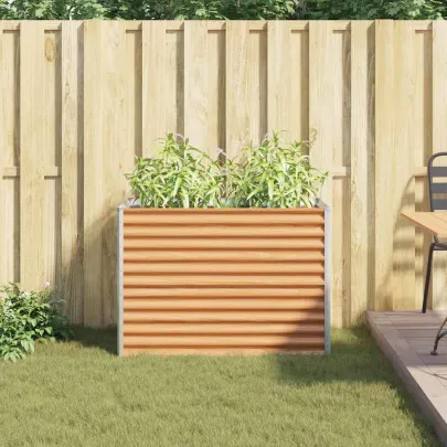 Strat Înălțat Grădină Oțel Galvanizat 98x50x68 cm