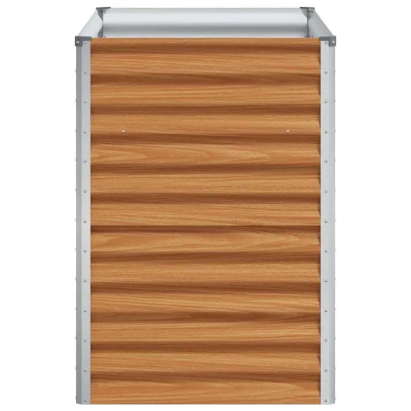 Strat Înălțat Grădină Oțel Galvanizat 98x50x68 cm