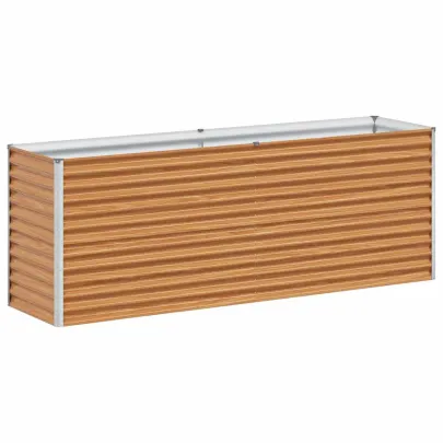 Strat Înălțat Grădină Oțel Galvanizat 195x50x68 cm