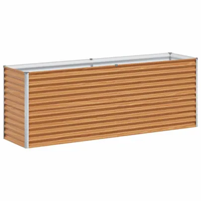 Strat Înălțat Grădină Oțel Galvanizat 195x50x68 cm