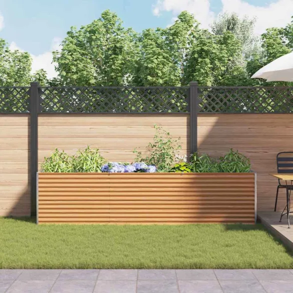 Strat Înălțat Grădină 290cm Oțel Galvanizat Rezistent