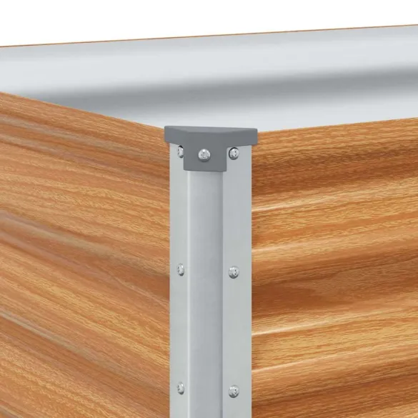 Strat Înălțat Grădină 390cm Oțel Galvanizat | Livrare Gratuită