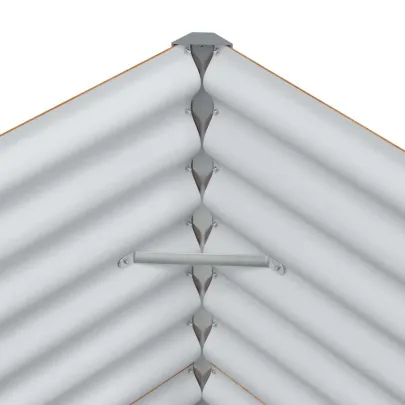 Strat Înălțat Grădină 390cm Oțel Galvanizat | Livrare Gratuită