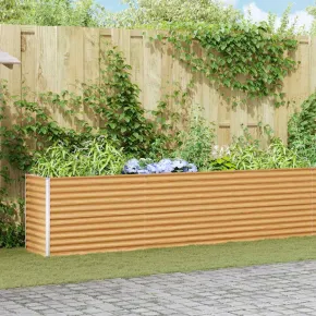 Strat Înălțat Grădină Oțel Galvanizat 485x50x68cm